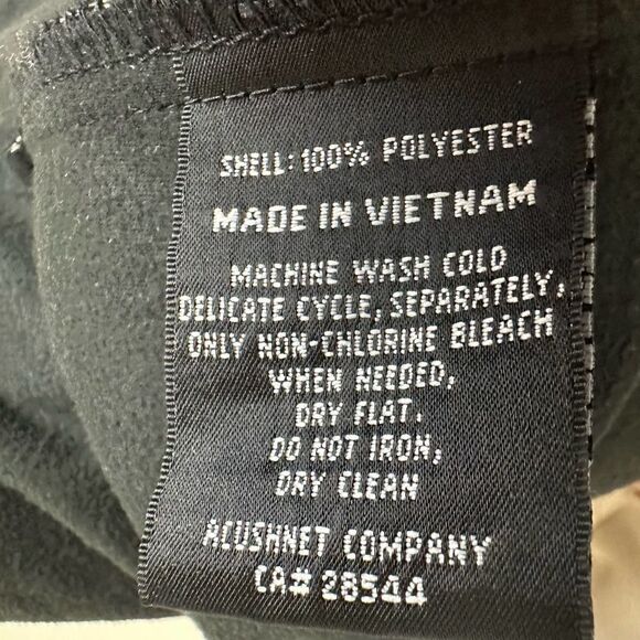 Footjoy Biege Fleece Lined Full Zip Jacket Men’s XL Read - Picture 9 of 14